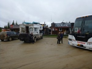 The Tour Bus hits "Chicken"