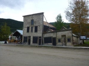 Permafrost gradually lets buildings down