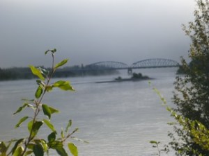 Carmacks - looking north in the morning